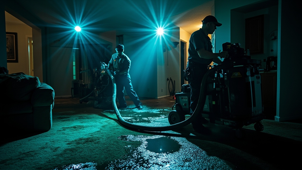 How Professional Emergency Water Extraction Works