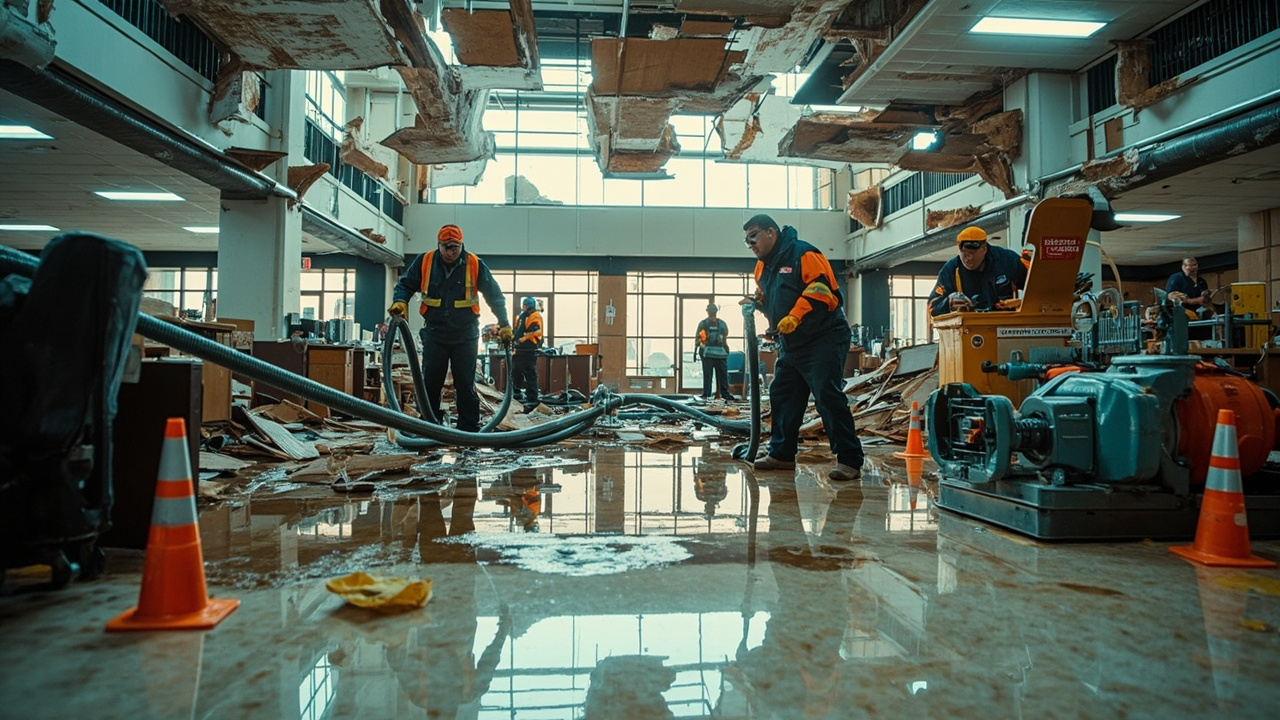 How Commercial Water Mitigation Actually Works