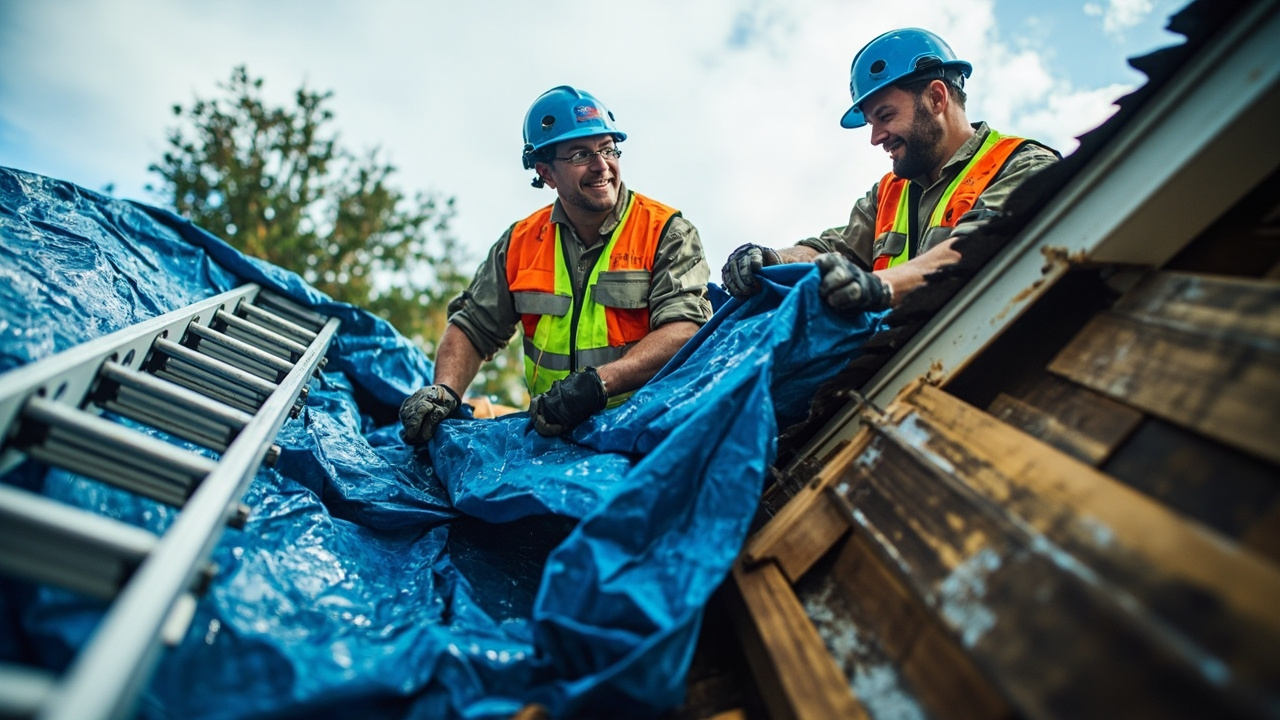 How Professional Emergency Tarping Prevents Cascading Damage