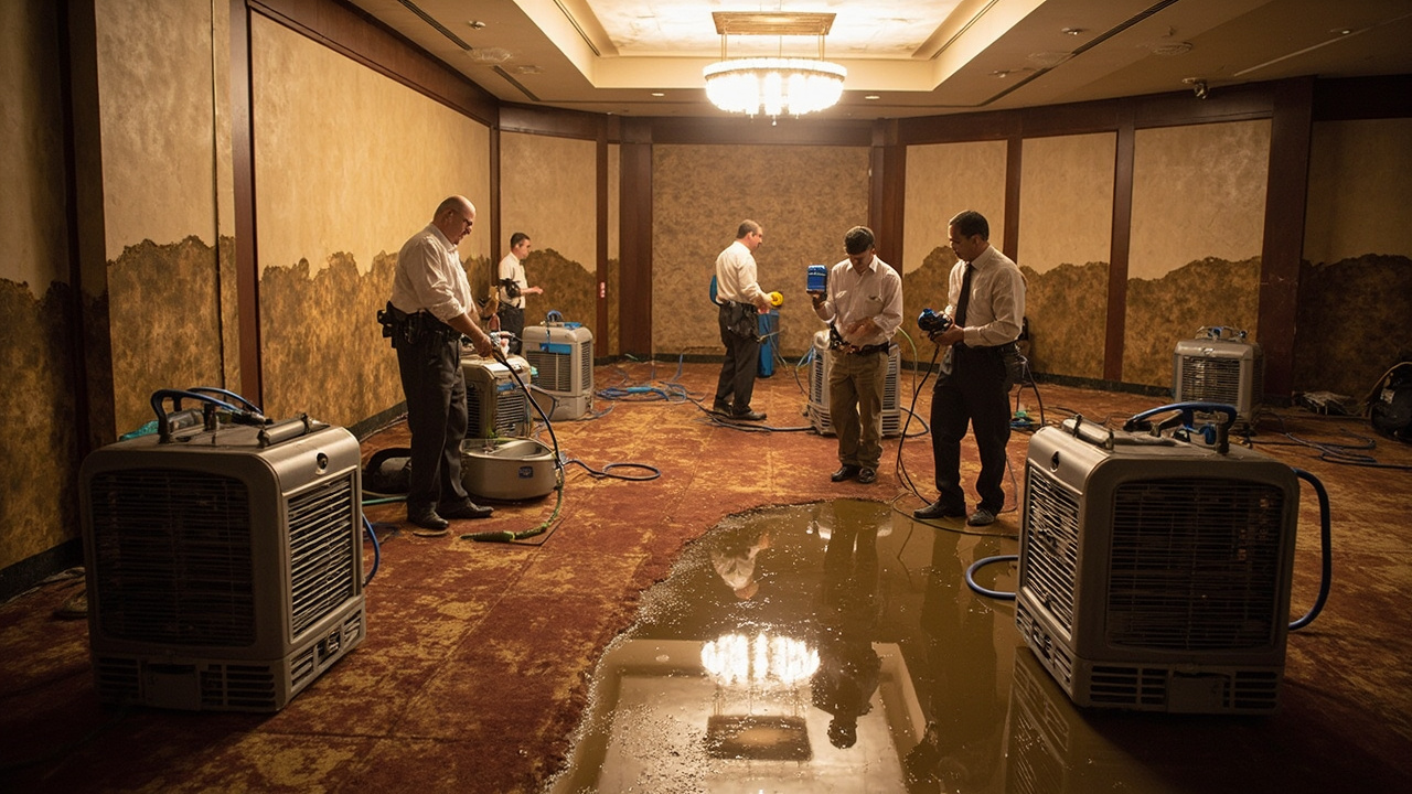 How Commercial-Grade Hospitality Water Removal Protects Your Revenue Stream