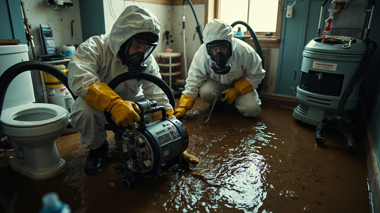 Our Sewage Backup Cleanup Process