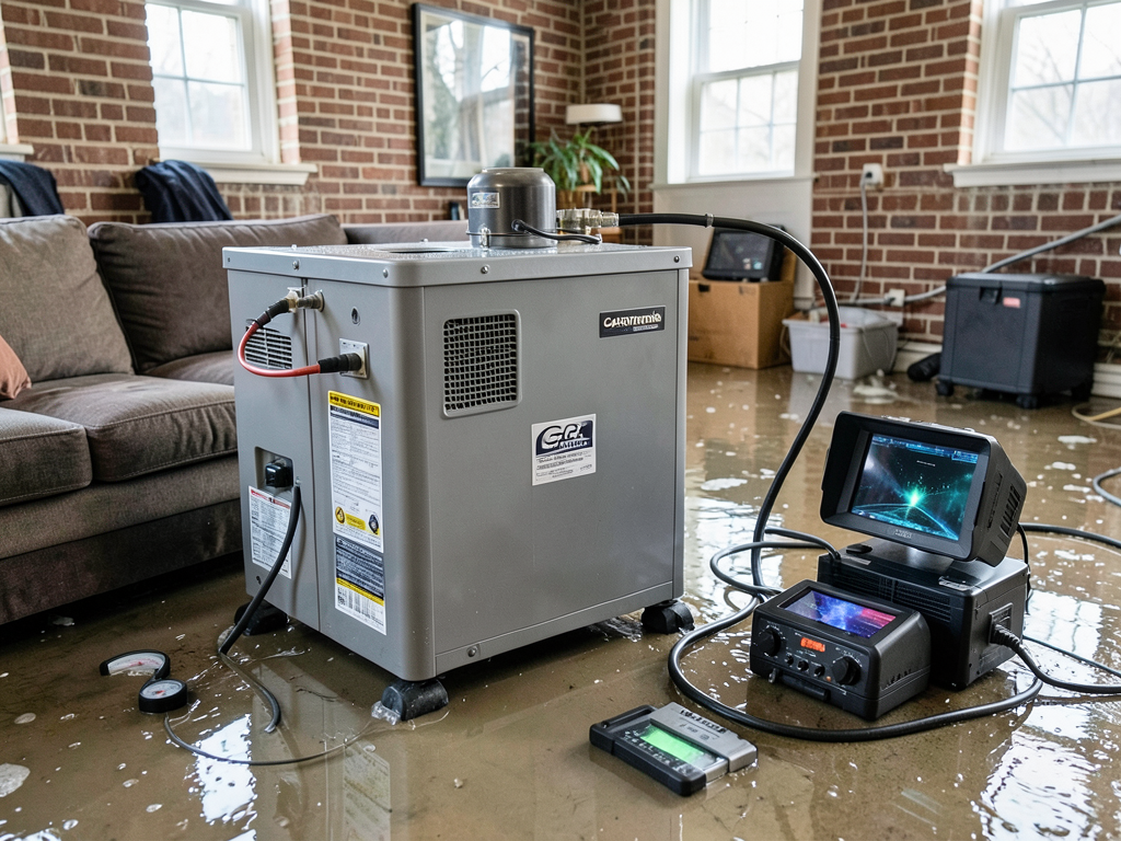 Emergency drying and dehumidification in carytown