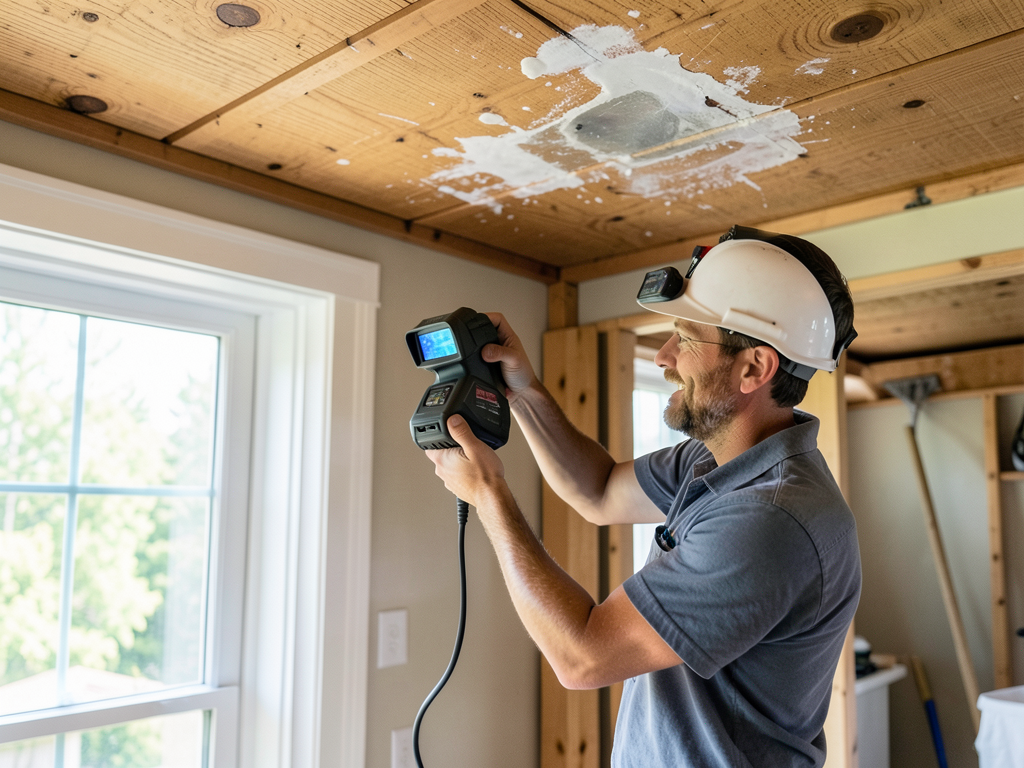 Expert ceiling leak repair and water damage help i