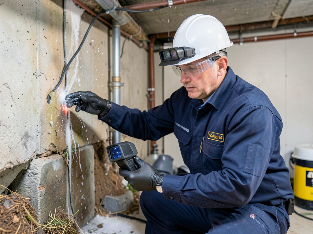 Flooded crawl space cleanup and structural drying