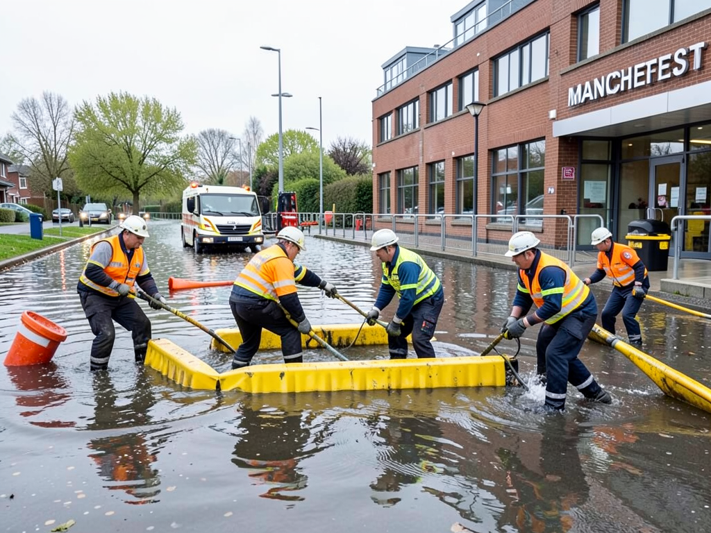 Managing Water Runoff and Flash Floods in Commercial Manchester