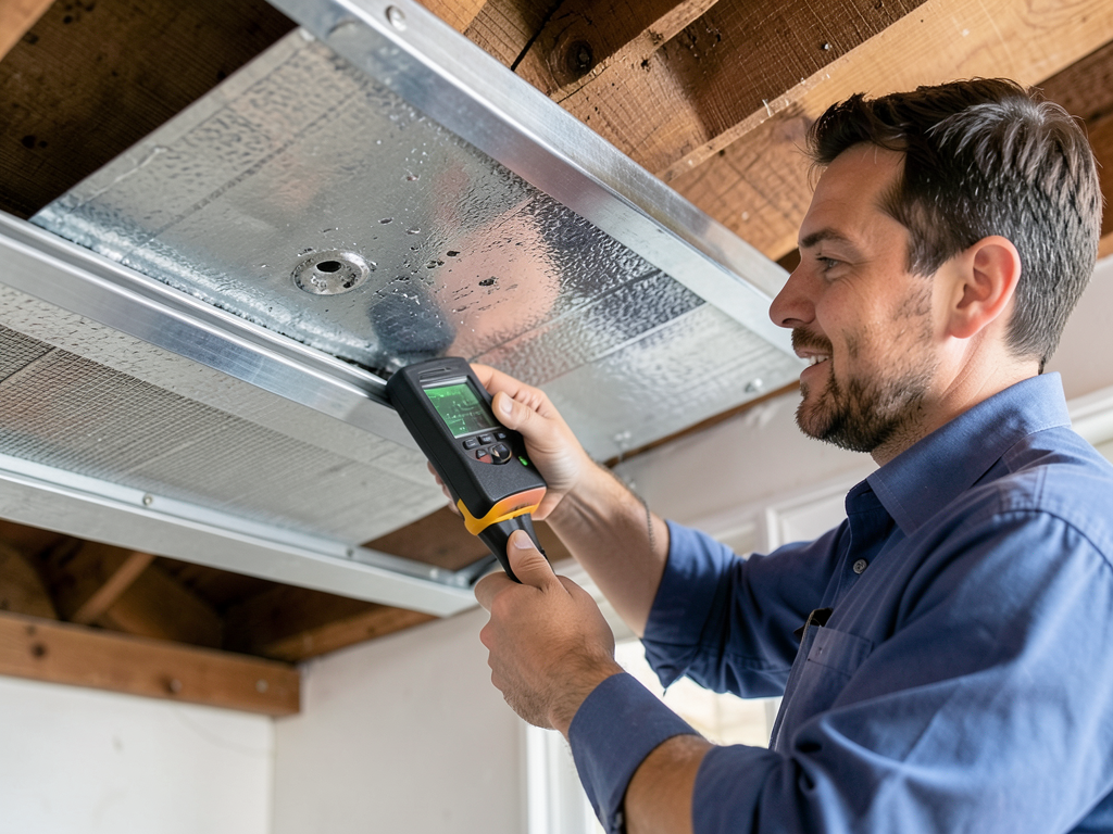 Preventing attic water damage from failing hvac dr