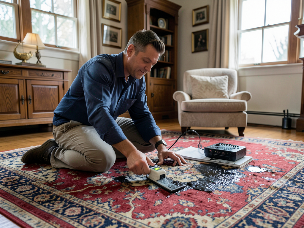 Professional rug cleaning and restoration after a
