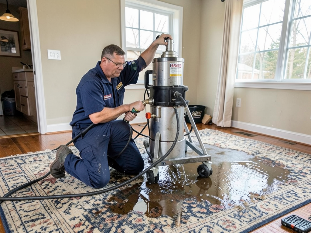 Salvaging wet carpeting and padding in your midlot